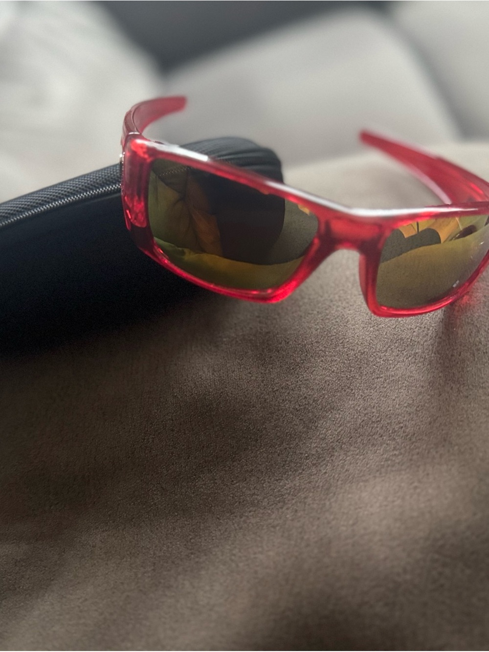 Kids Red Mirrored Lens Sunglasses “Replica”